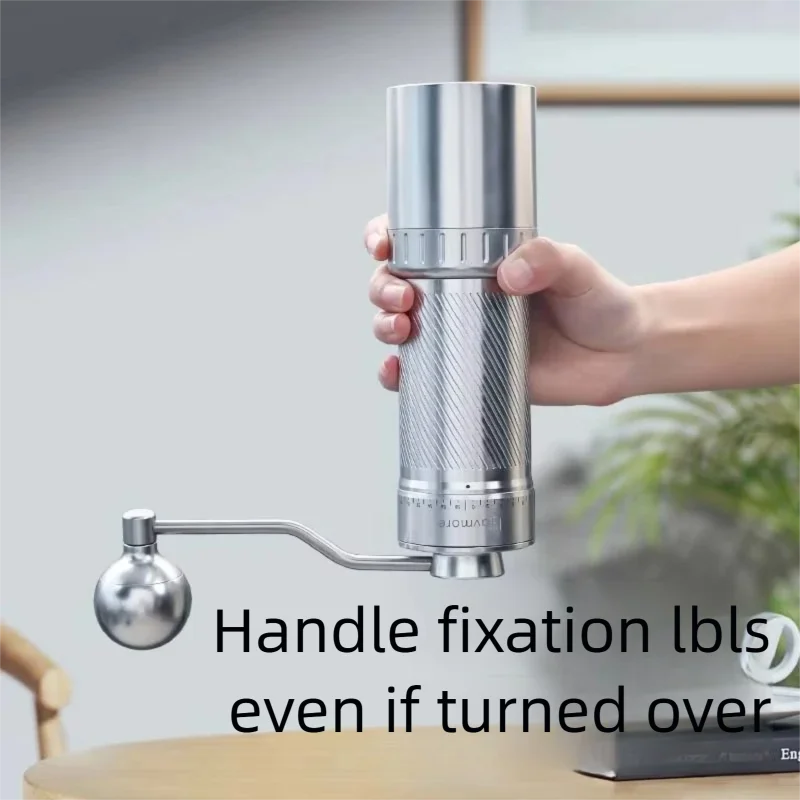 

8-ядерный титановый заусенец Ghost Tooth, 120-ступенчатая регулировка для прецизионной внешней калибровки, ручная кофемолка