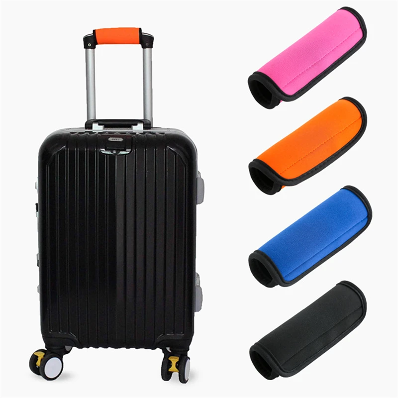 Luggage Handle Protective Cover Soft Suitcase Grip Protective Luggage Bag Handle Wrap Cover For Travel Bag Luggage Multi-color