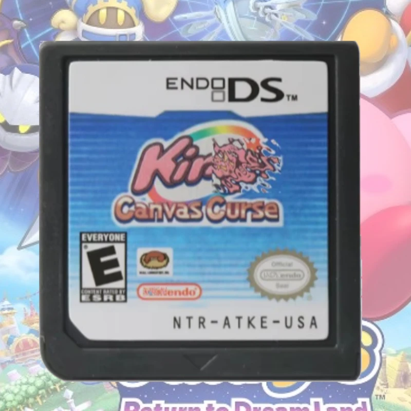 Tarjetas de juego DS Kirby Series USA Kirby Series Canvas Curse/Squeak Squad/Super Star Ultra tarjeta de consola de videojuegos para NDS 3DS
