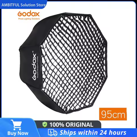 Godox Portable 95cm 37.5" Honeycomb Grid Umbrella Softbox Photo Softbox Reflector Softbox for Godox Yongnuo Flash Speedlight