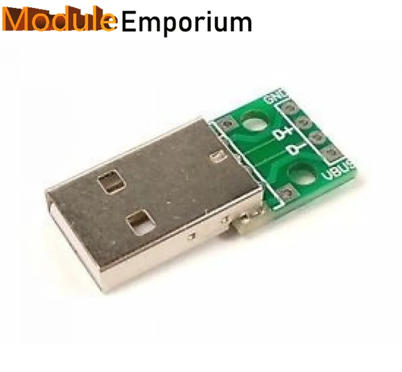 Module USB Male Head To DIP 2.54Mm Direct 4P Adapter Board USB To 2.54Mm PIN