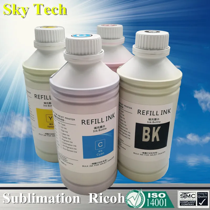 Sublimation Ink For Ricoh GC41 GC31 GC51 SG400 SG500 Ink For Ricoh SG2010L SG2100 SG2200 SG3100 SG3200 SG7100 SG800 SG1000