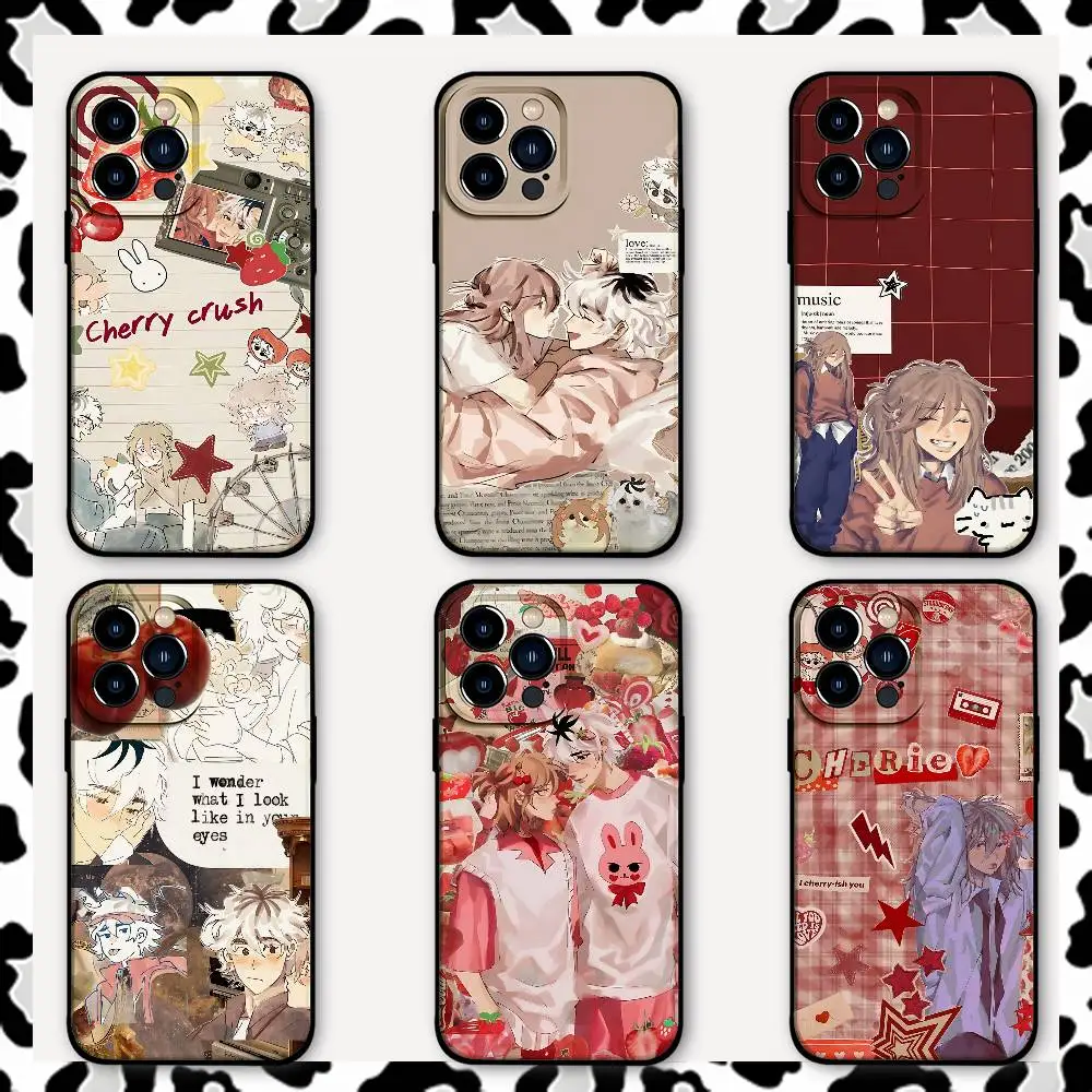 Cherry Crush Handyhülle für iPhone 17 16 15 11 12 13 14 Pro Max 16 Plus 12 Mini 15Pro MAX Cover