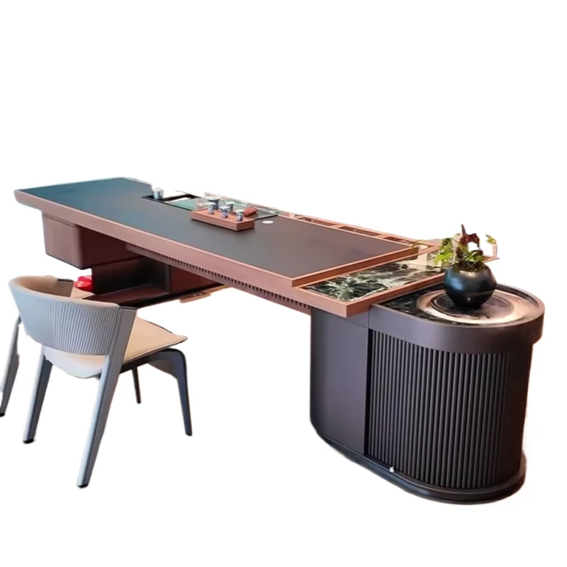 Design Decorations Dining Table Black Luxury Wood Solid Wood Restaurant Dining Table Set Kitchen Tavolo Da Pranzo Furniture Home