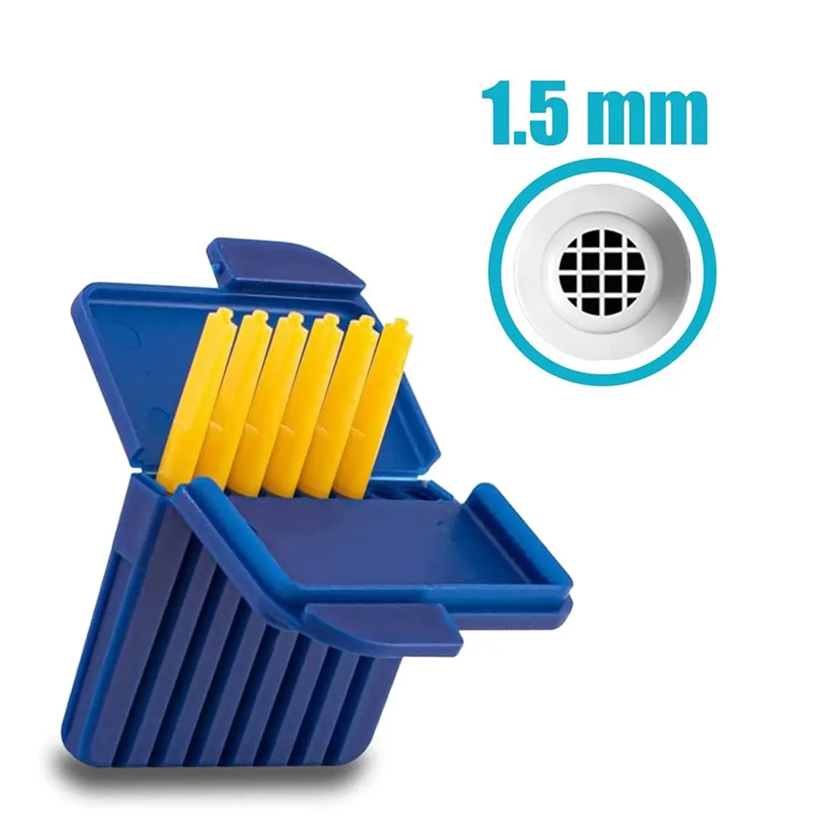 FLOW@ 16 Pcs Hear Clear Wax Guards Filters 1.2mm for Hearing Aids, for All Models, Removal Cleaning Tool Kit