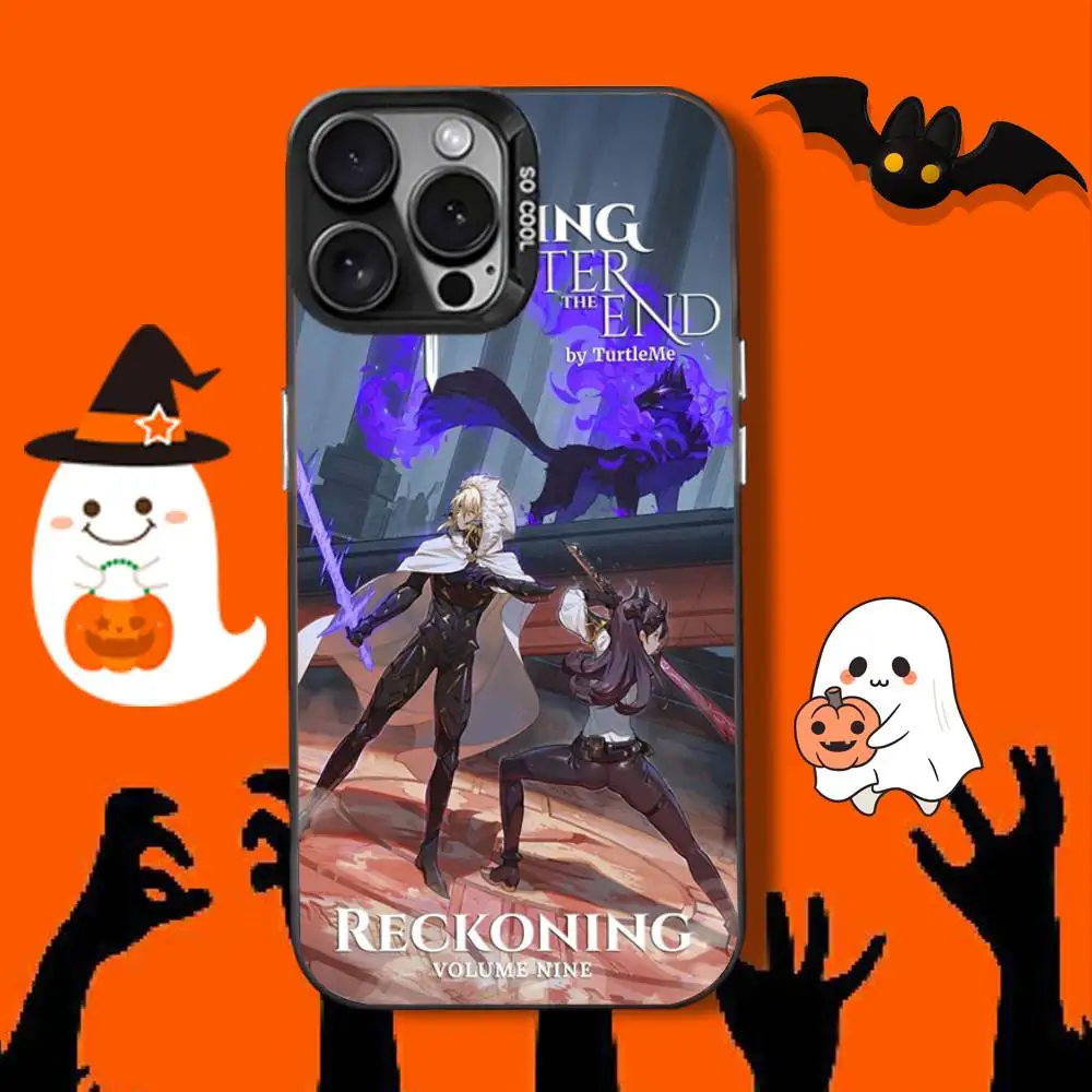 حافظة هاتف The Beginning A-After End-E لهاتف iPhone 16,12,13,17,15,1,11,Mini,Pro,SE,XS,MAX,غطاء سيليكون أسود غير لامع