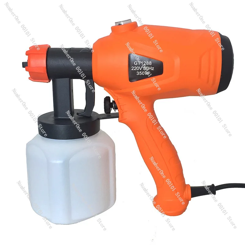 220V Electric Spray Gun Decoration Spray Device 800ML 2.5MM Latex Paint Spray Gun