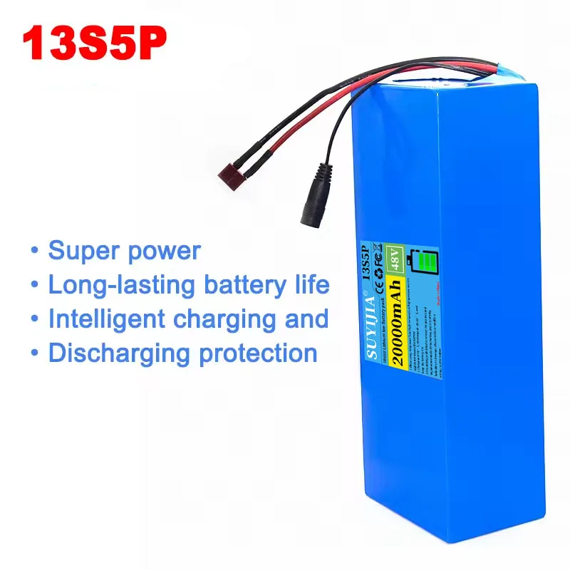 48V 20ah 13s5p Lithium Battery Pack 48v 20000mAh 250W-2000W Citycoco Motorized Scooter Batteries Built in 50A BMS