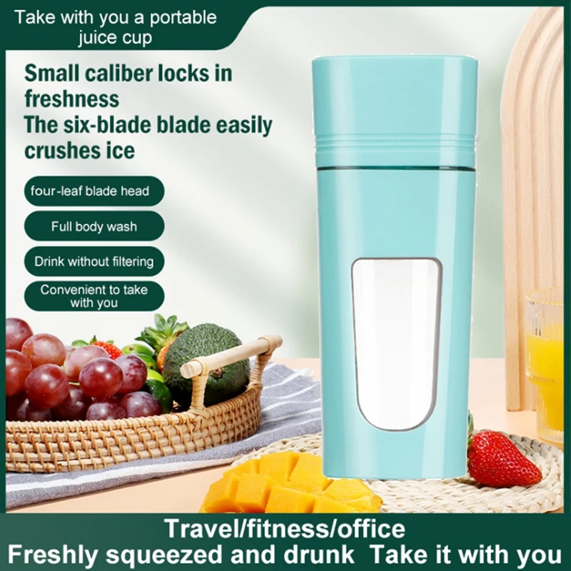 

350Ml Portable Juicer Mixer Electric Mini Blender Fruit Vegetables Freshs Juicers Kitchen Fitness For Home&Travel