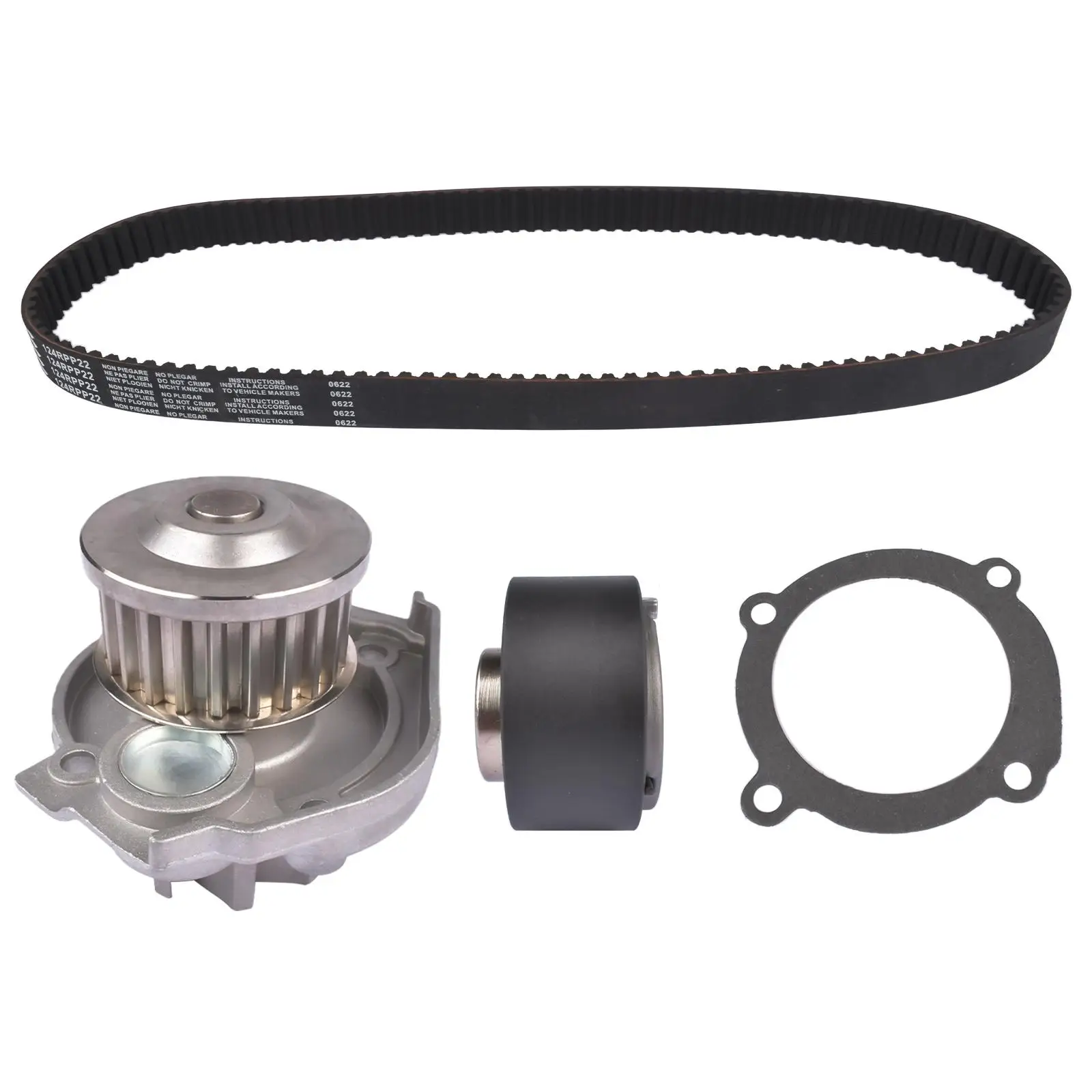 AP01 Engine Timing Belt Kit & Water Pump for 12-17 Dodge Dart Fiat 500 1.4L 4893386AA 4892713AC