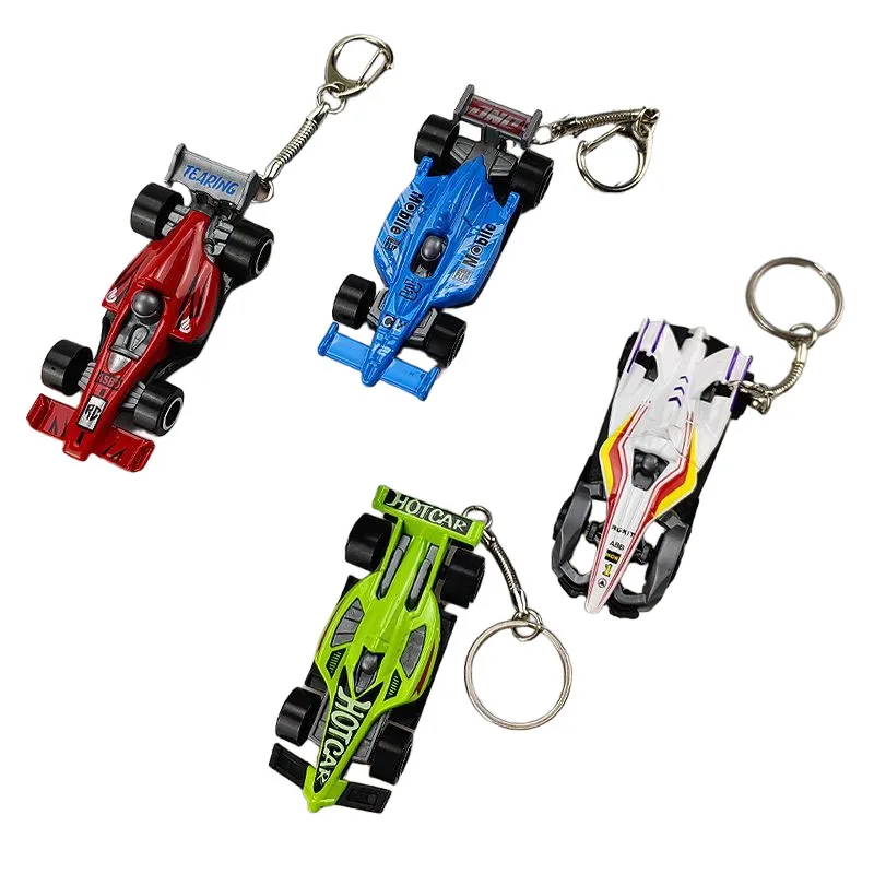 

Alloy children's inertial simulation motorcycle f1 peripheral racing car model, boy's rebound toy keychain motorcycle
