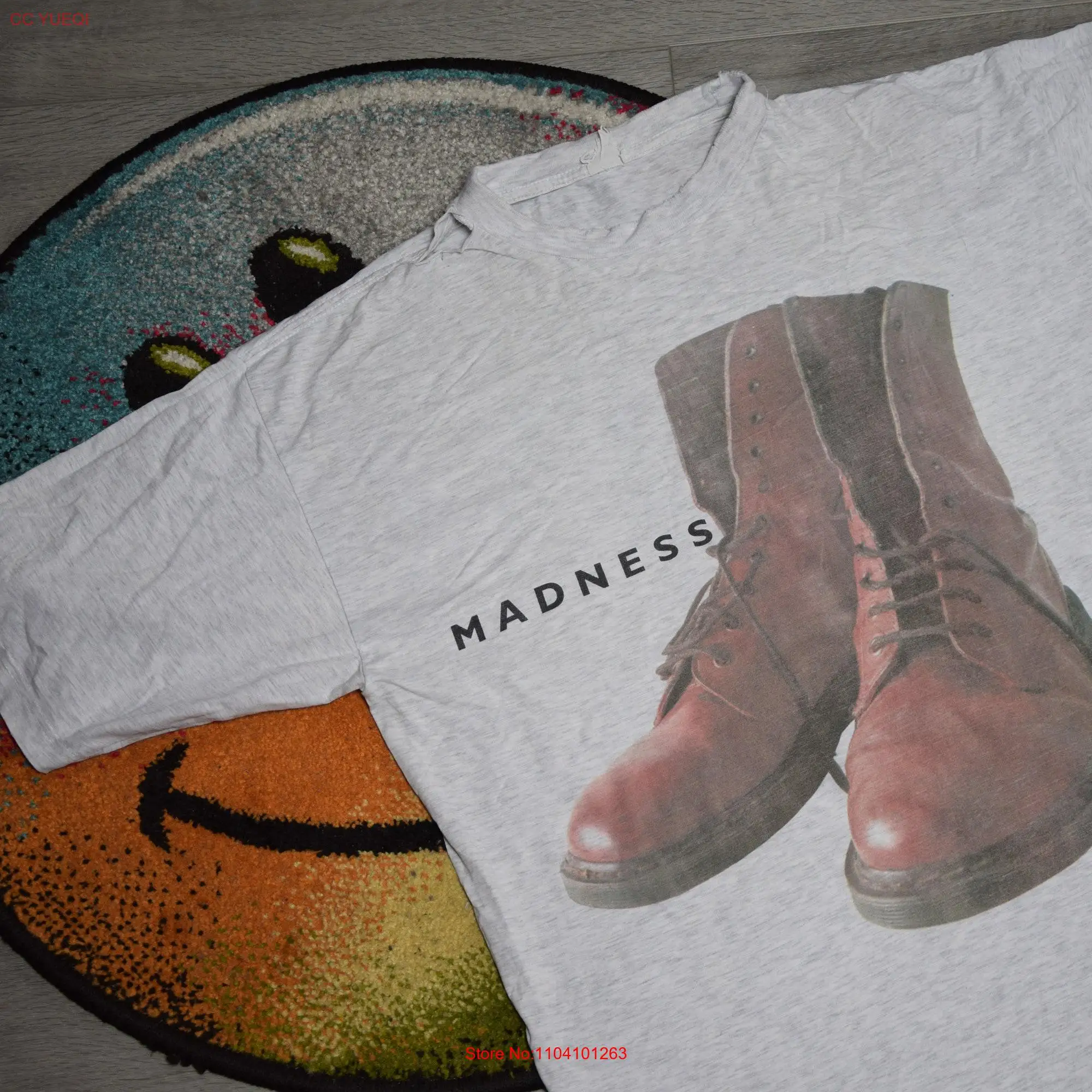 90s Vintage Madness shirt size X Large vtg white ska skinhead tee Sz XL Martens oi english hooligans