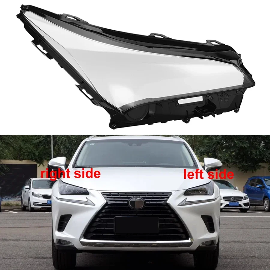 

For Lexus NX200 NX300h 2014 2015 2016-2020 Transparent Headlight Cover Lampshade Headlamp Shell Plexiglass Replace Original Lens