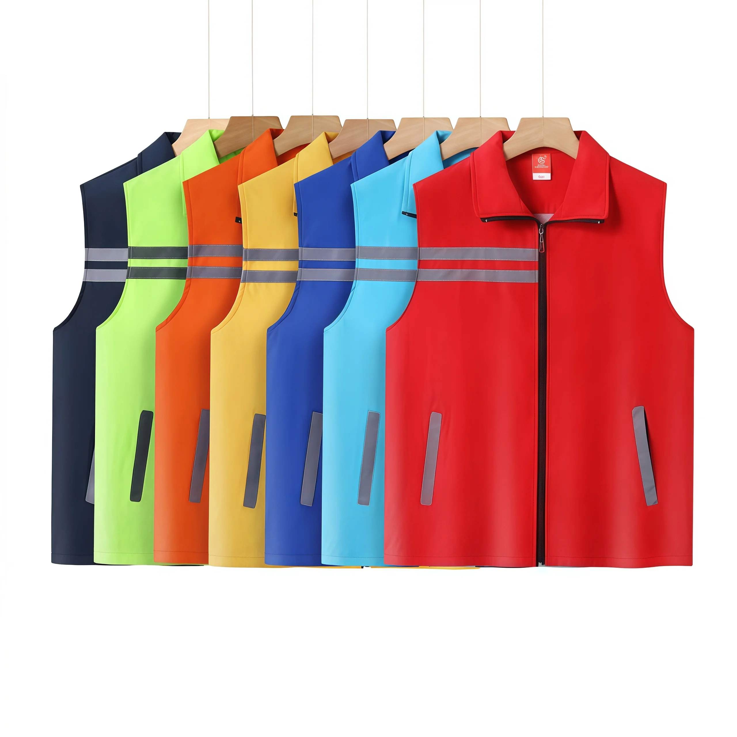 Four Seasons safety vest working clothes for construction emergency management rescue patrol delivery clothing custom logo