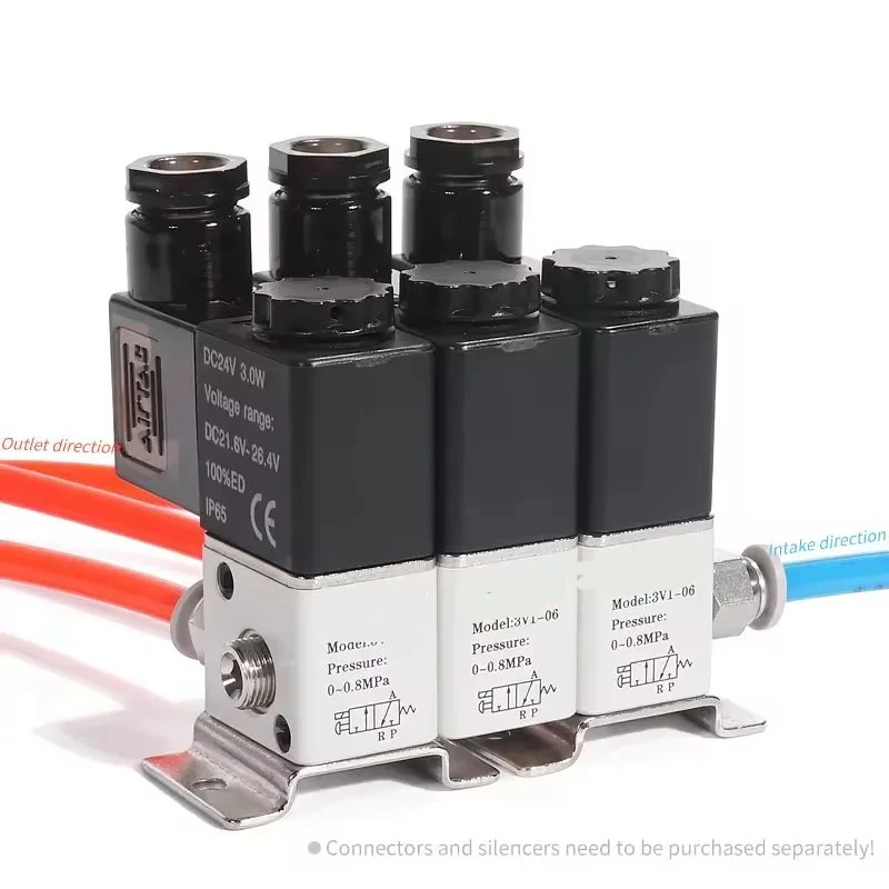 

3V1-06 M5 Integrated Valve 3V1-06A B 2F/3F/4F/5F/6F/7F/8F/9F Original Pneumatic 3/2 Way Combination Series Solenoid Valve