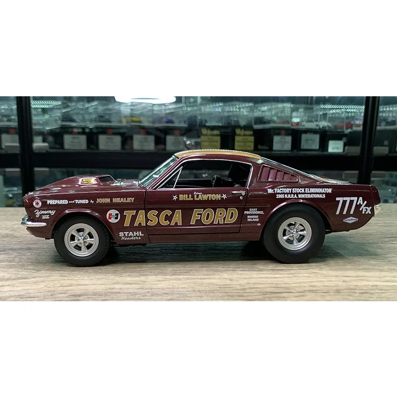 Diecast ACME 1:18 Scale Ford Mustang 1965 A/FX Tasca A1801839 Alloy Car Model view 5