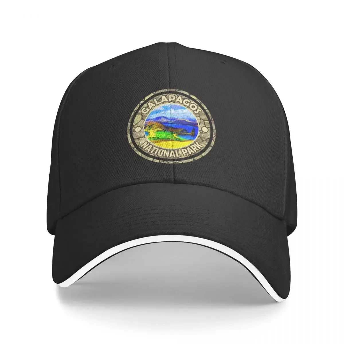 Galapagos National Park, Ecuador Stone Sign Baseball Cap hard hat cute Luxury Man Hat Beach Women's Beach Visor Men's