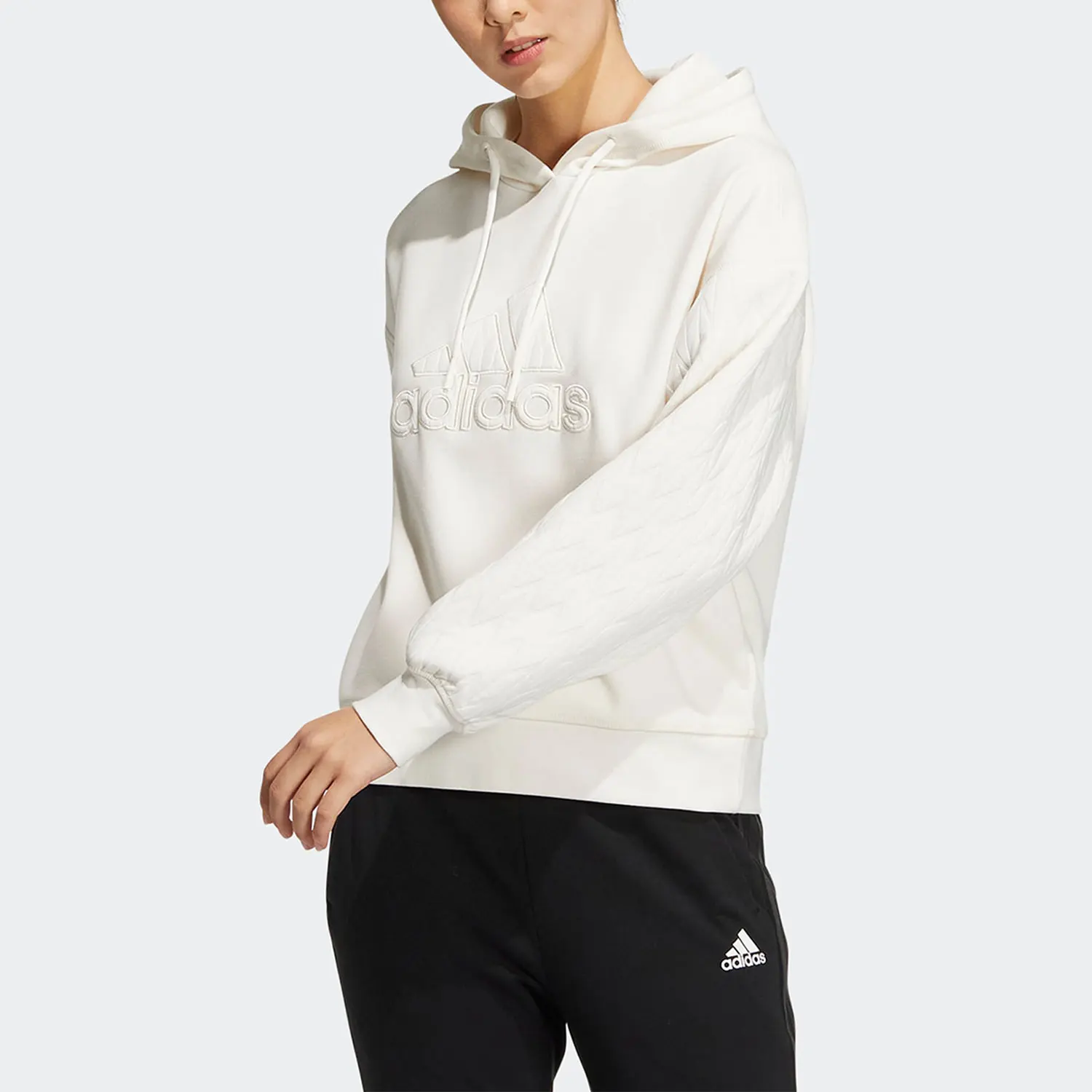 Adidas Originals New Season Hooded Warm Wear-resistant Women's Sport Sweatshirt HM7104