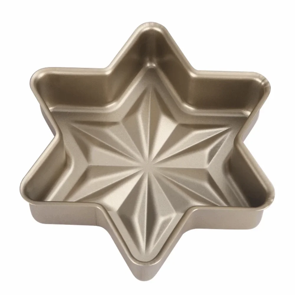 Carbon Steel Star Shape Cake Pan Reusable Multifunction Non-stick Baking Pan Easy Release Creative Sponge Cake Mold Bakery