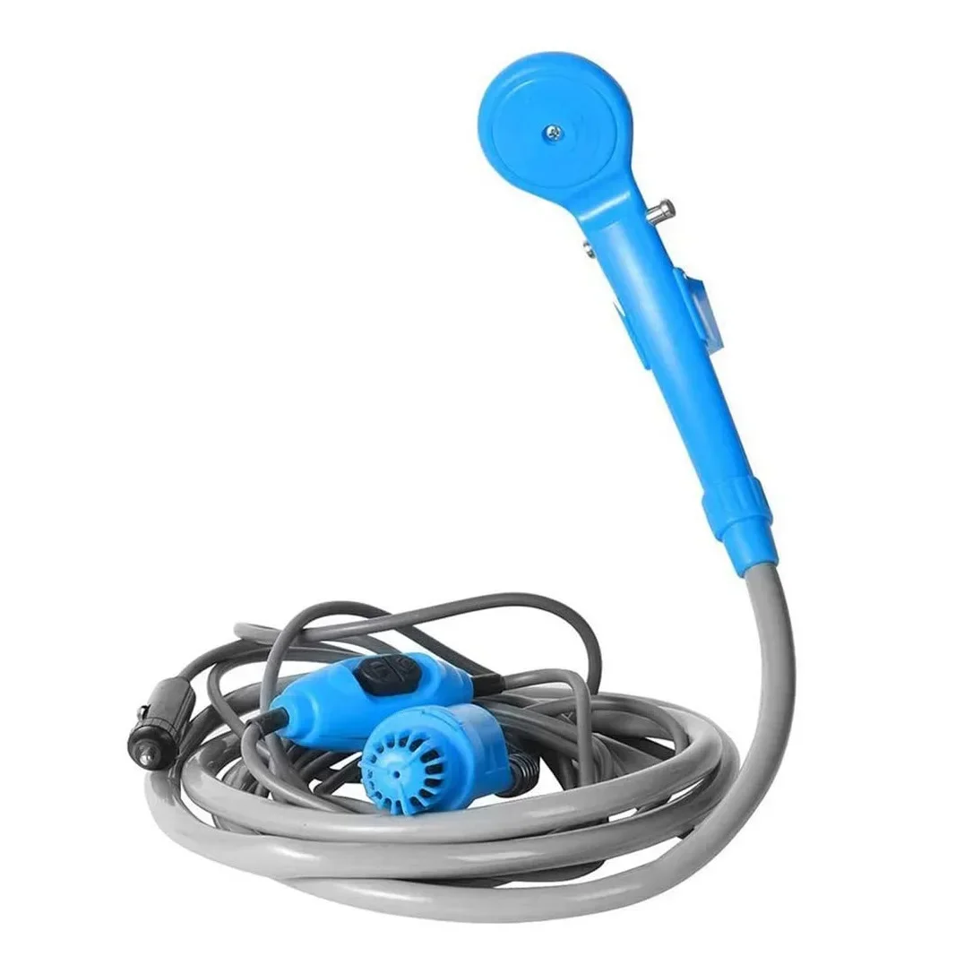 

Портативная автомойка 12 В, душ для кемпинга, автомобильный душ постоянного тока, мойка высокого давления, электрический насос для уличного кемпинга, путешествий, домашних животных