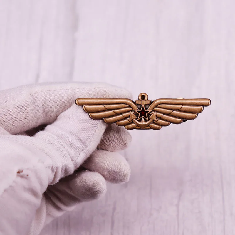 Soviet Air Force Medal National Civil Aviation Wing Eagle Emblem