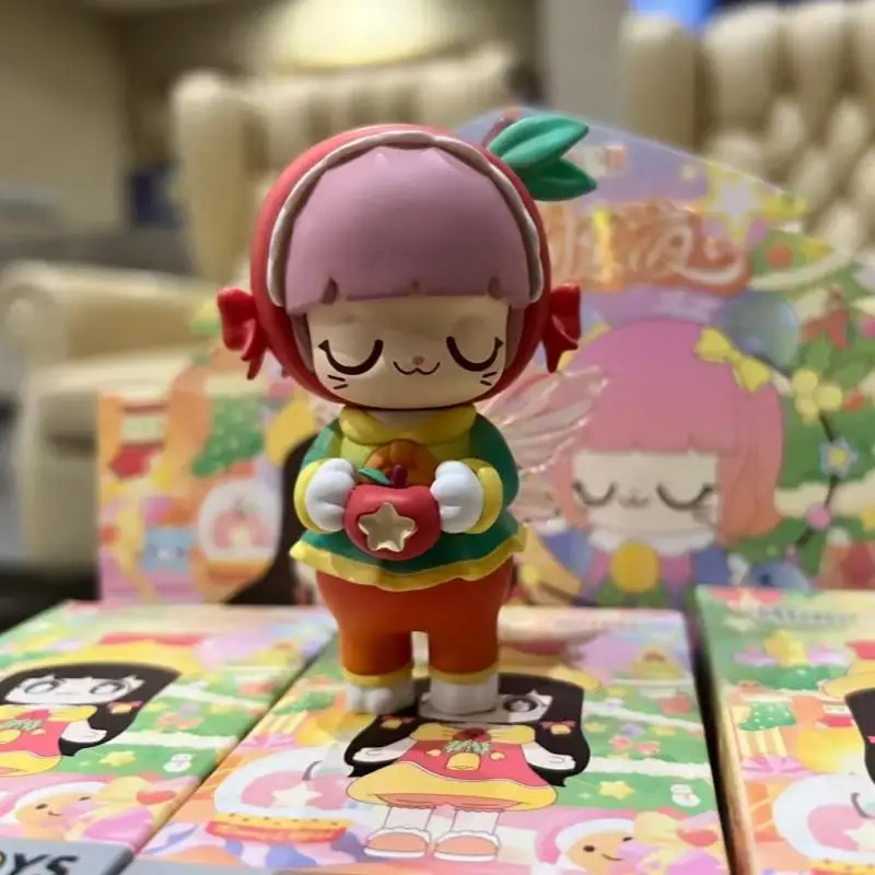 52 juguetes Kimmy & Miki Night Series Caja ciega Wishful Fashion Tema navideño Figura de juguete coleccionable Adorno para regalos de cumpleaños