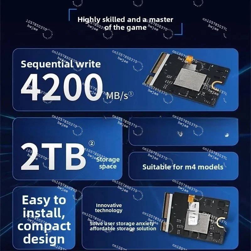 Suitable for M4mini solid state SSD expansion 512G/1TB/2TB direct replacement of the original internal hard drive