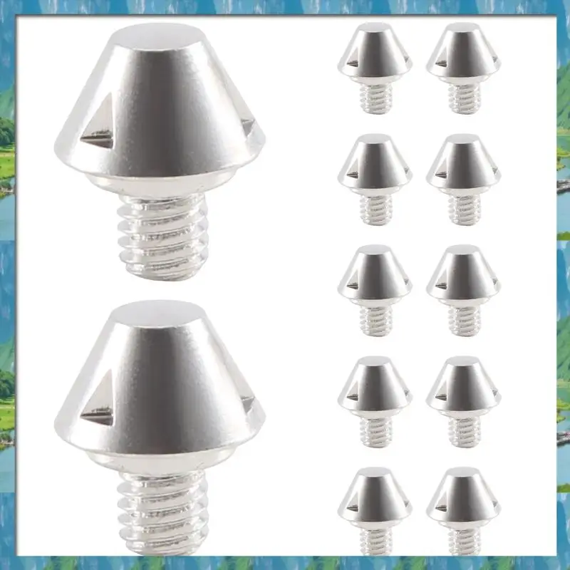 

【Supernew】12 PCS SG Replacement Spikes M6 Football Shoe Studs Spikes For Football Shoe 8Mm