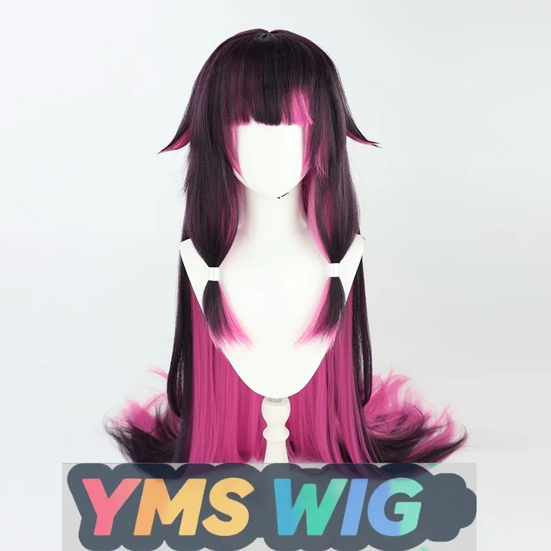 【YMS WIG】วิกคอสเพลย์ Genshin Impact Winter Festival Foolish People's Executive Girl Columbia สีม่วงเข้มไล่เฉดสี
