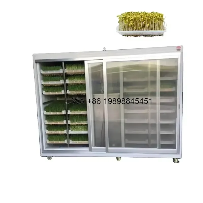 Wmwmnu Automatic Hydroponic Fodder Growing System Industrial Seeds Sprouting for Agriculture Farming