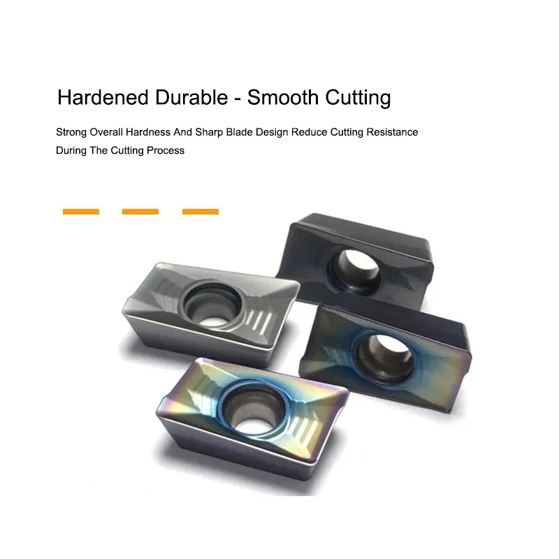SHAZAM CNC Turning Tool 10PCS APKT160408-HM Carbide Milling Insert For Processing Of Stainless Hardened Steel