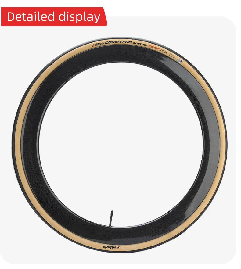 VITTORIA Corsa Pro Control / Speed 700x 26C/28C/30C/32C Professioneller Rennreifen Rennradreifen Tubeless Gravel & Komplexe Oberflächen – Detail 11