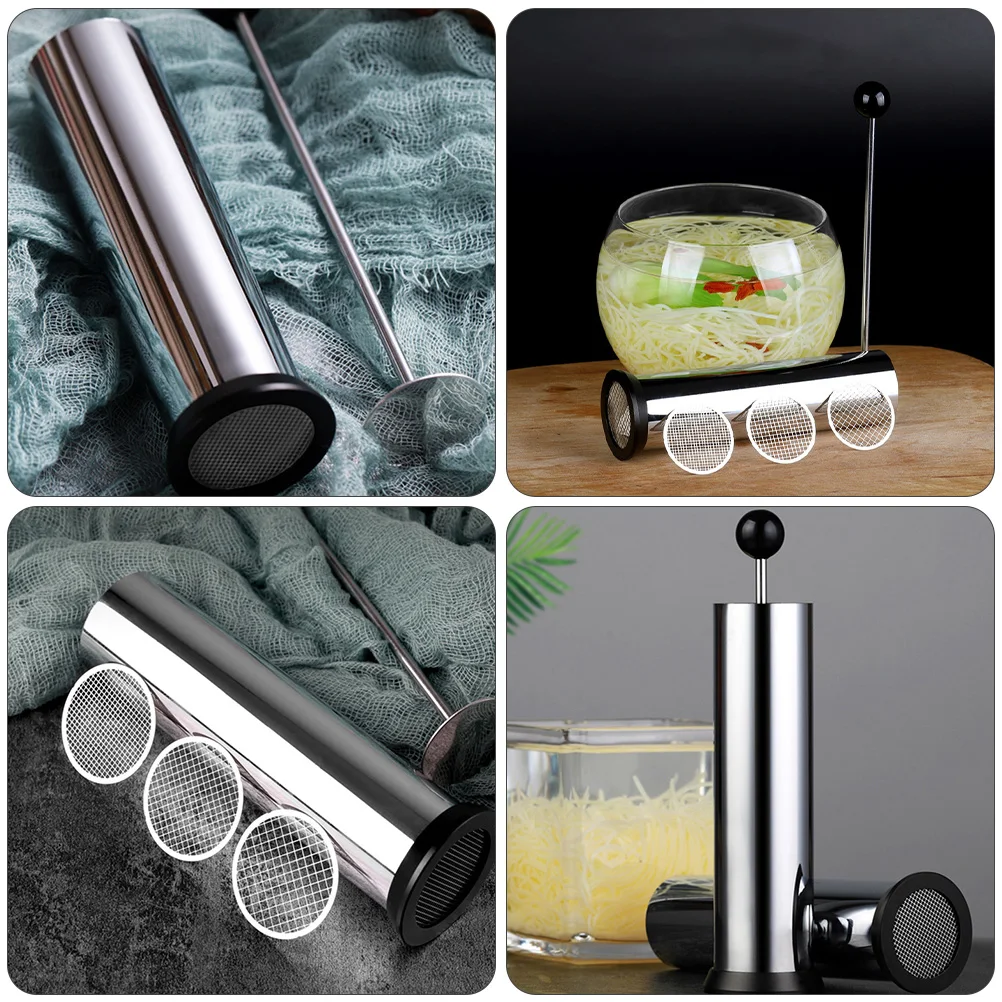 

1Set Stainless Steel Tofu Cutter Mold Multifunctional Shredder Press for Kitchen Cheese Chrysanthemum Tofu Maker