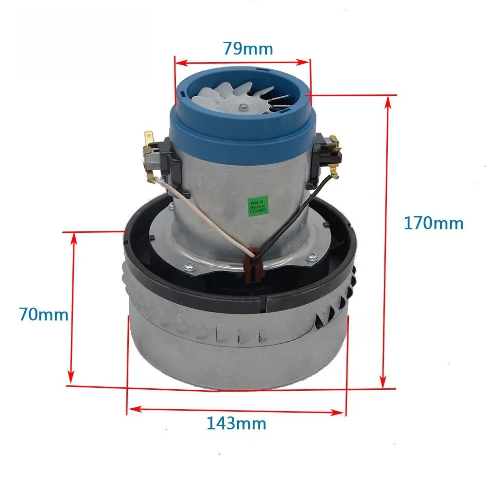 

High Power Motor Double Blades Copper Wire 220V V4J-DWD-P71-L 1400W Motor For Various Models Vacuum Cleaner Accessories