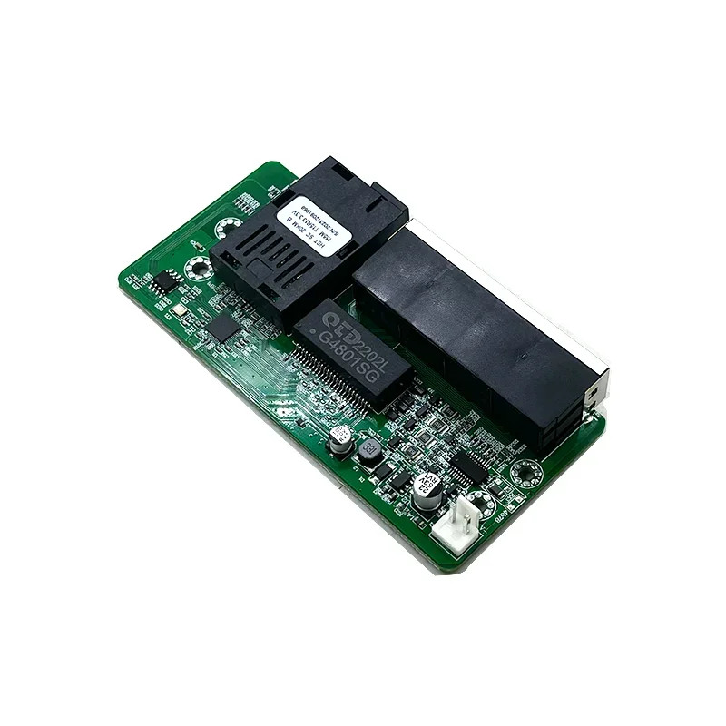 光ファイバメディアコンバータ,4ポート,802.3at,af,48v,poe10,100m, 1ポート,20km, 1.25,1310a,1550b sc