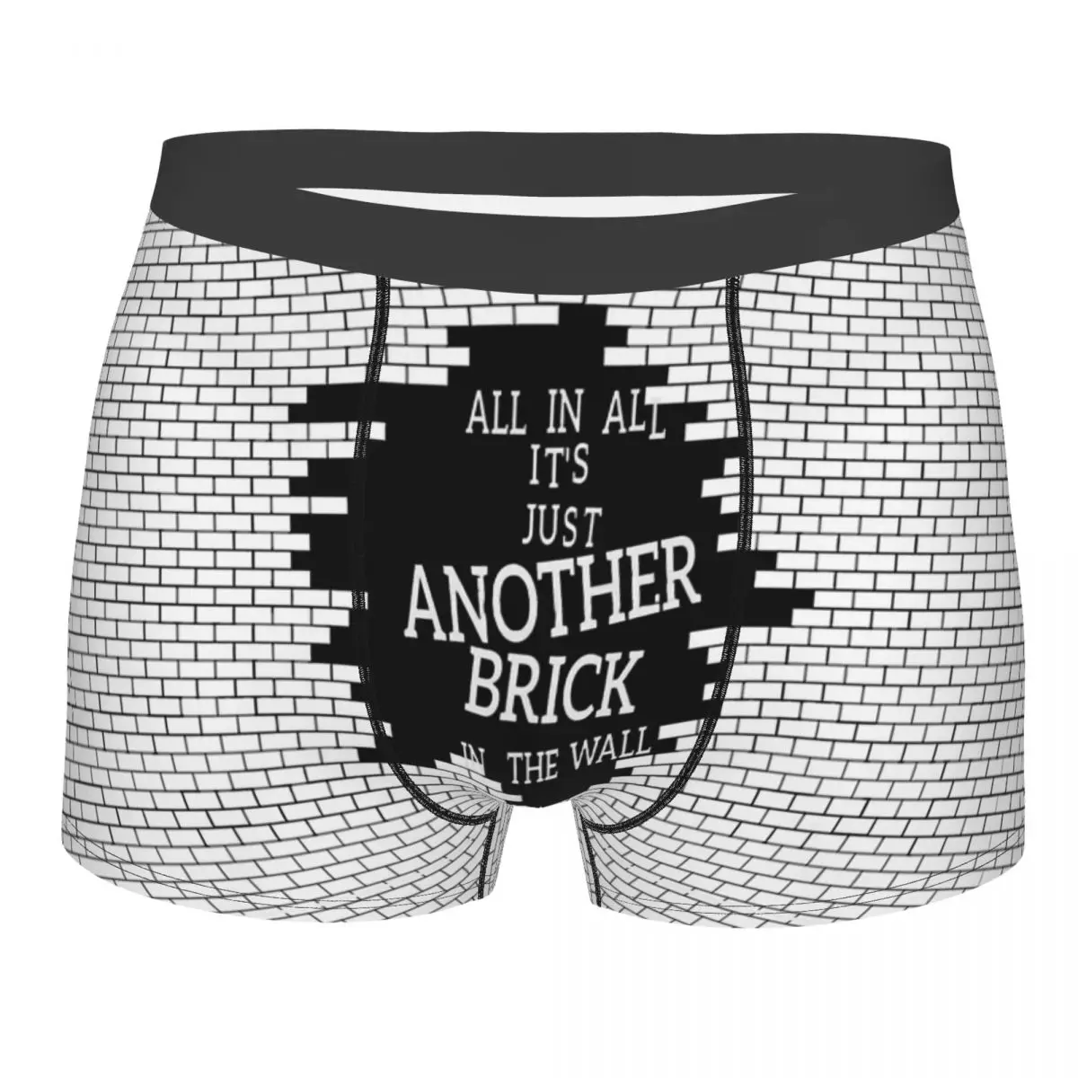 Graffiti Doodle Sweet Art Brick In The Wall Underpants Cotton Panties Male Underwear Sexy Shorts Boxer Briefs