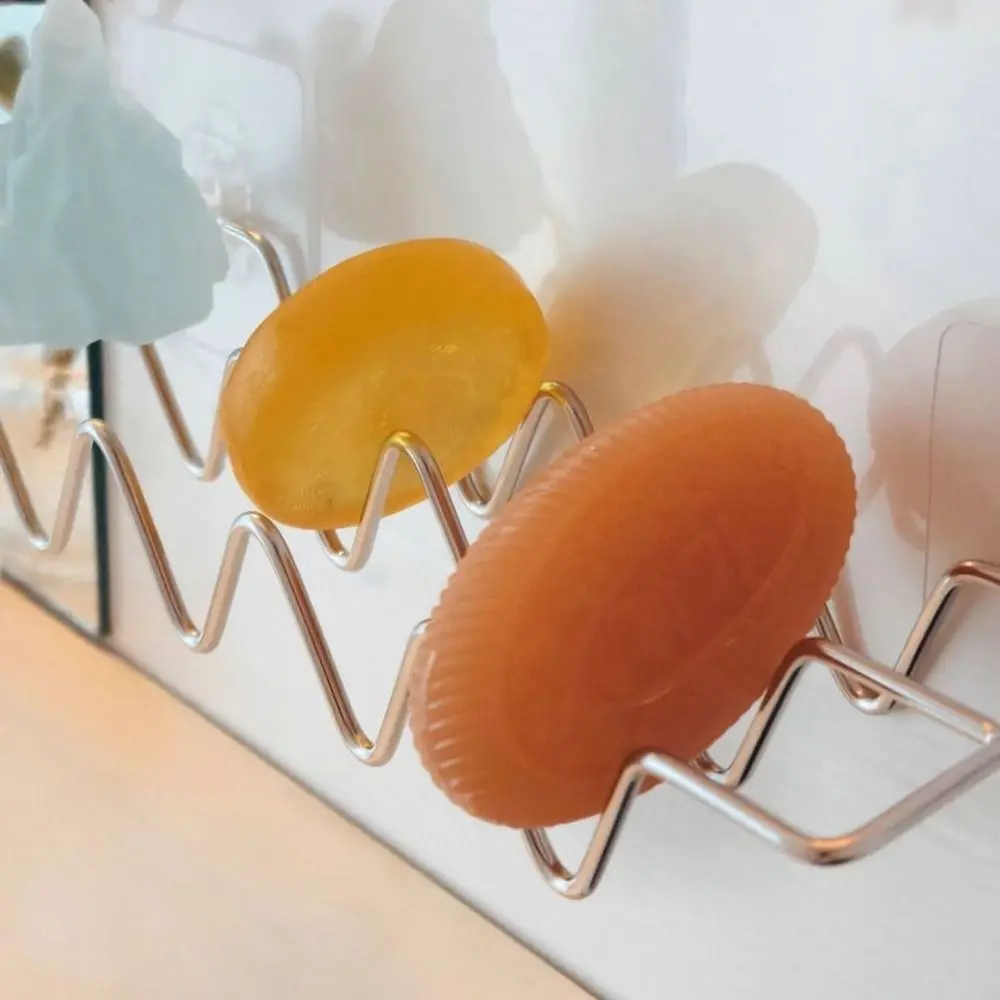 

Creative Stainless Steel Soap Rack Wall-Mountable Moisture-Proof Soap Dish Waterproof Soap Holder Bathroom Use