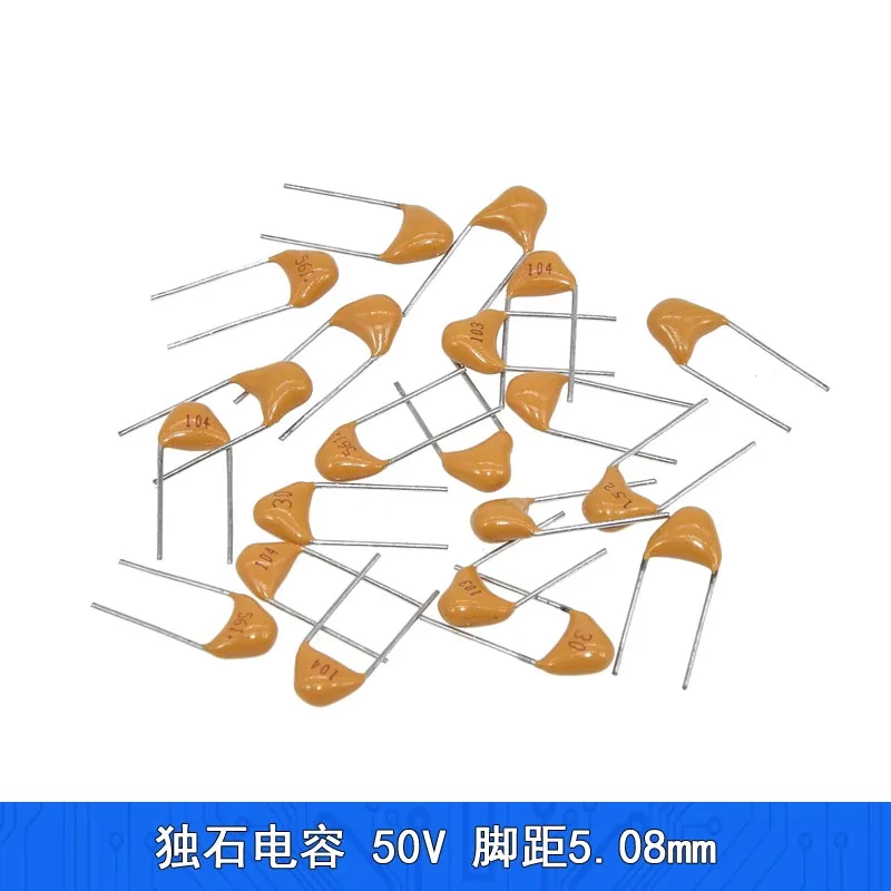 

【20PCS】Monolithic ceramic capacitors, 50V, 104 (0.1μF), 33pF, 47pF, 4.7nF, 10nF, 22nF, 33nF, 47nF, 100nF, 103 (0.01μF).
