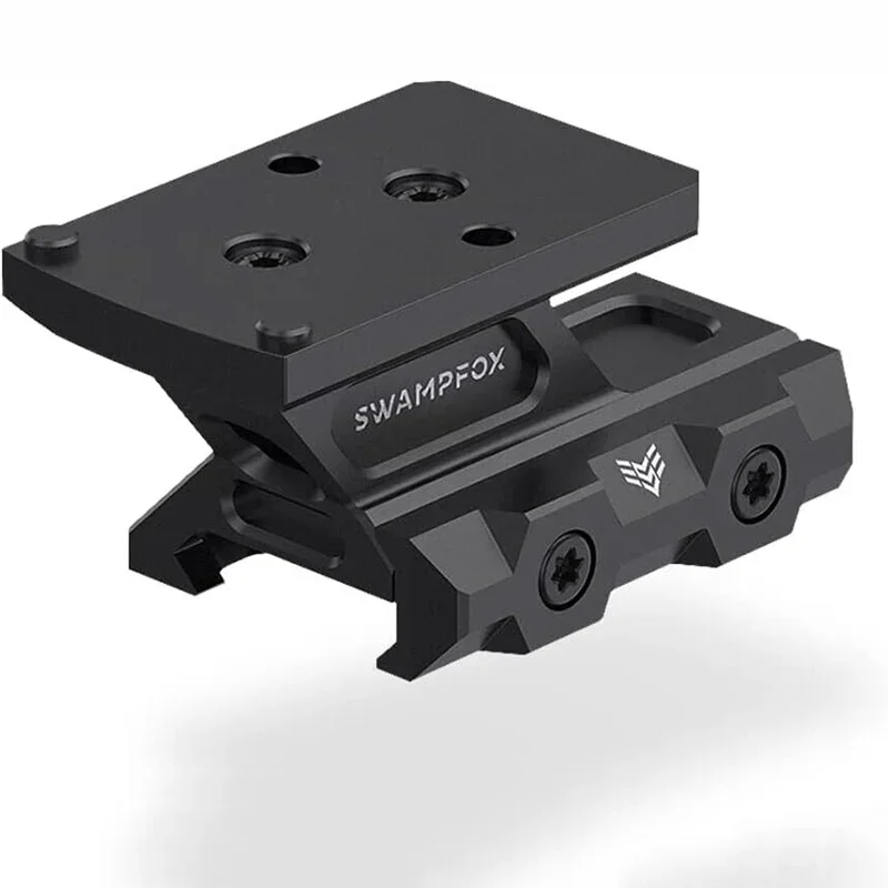 

Swampfox Rebel Riser Adjustable Height Picatinny Rail Dot Sight Mount Anodize BK