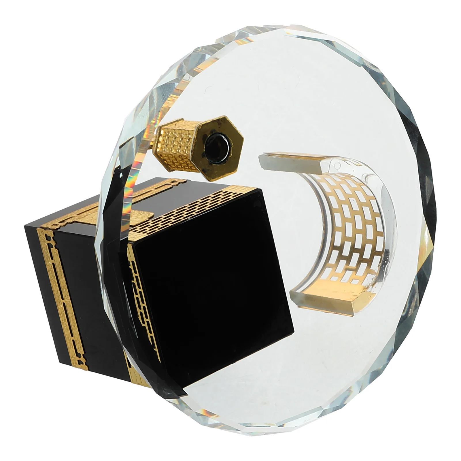 

Crystal Islamic Home Decor Showpiece Saudi Arabia Souvenir Table Car Table Decor Interior Ornament