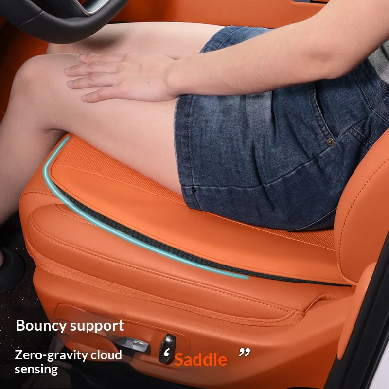 Designed for Tesla Model Y/Model 3 Universal All-Season Breathable Updated Version Seat Cushion - Single Piece with Non