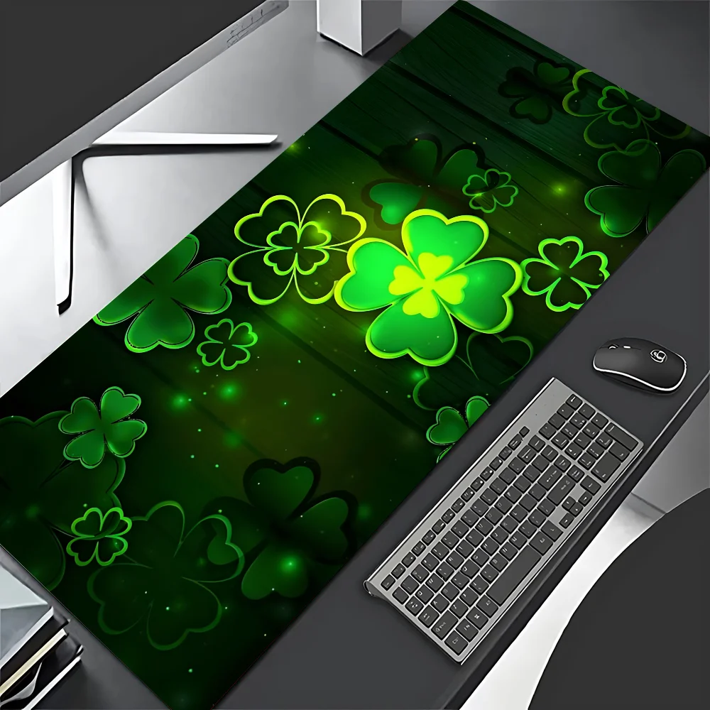 Four Leaf Clover Mousepad Mouse Pad Laptop Gaming Accessories Mousepad Large Desk Mat Computer Gamer Keyboard Rug Carpet