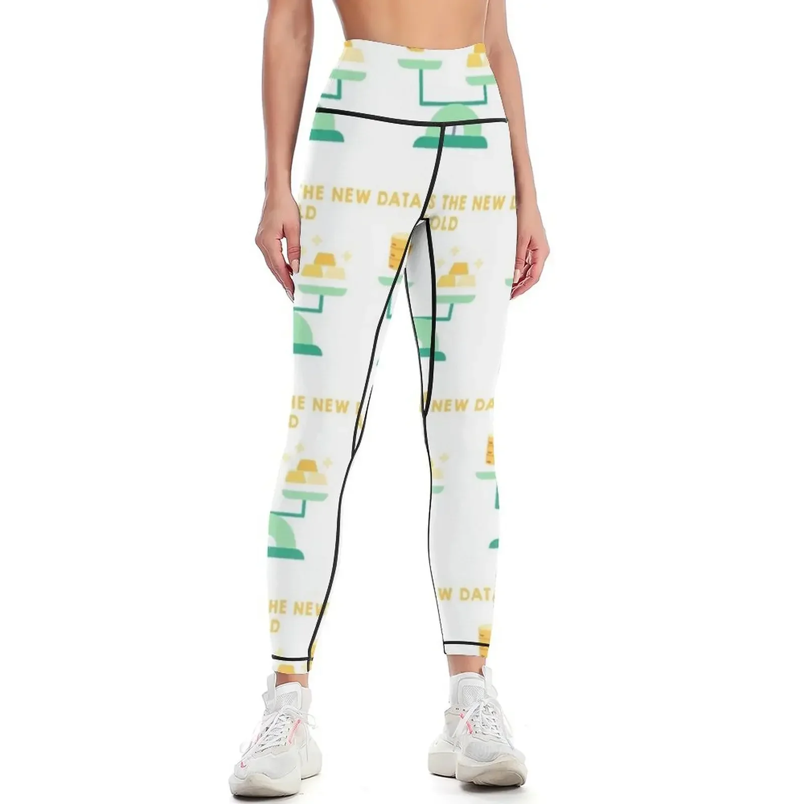 

Data is the new Gold t-shirt Leggings legings for fitness Fitness's gym clothes sport legging Women's gym Womens Leggings