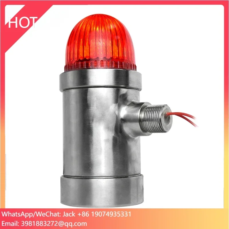 Sirena stroboscopica a tromba antideflagrante con allarme antincendio convenzionale