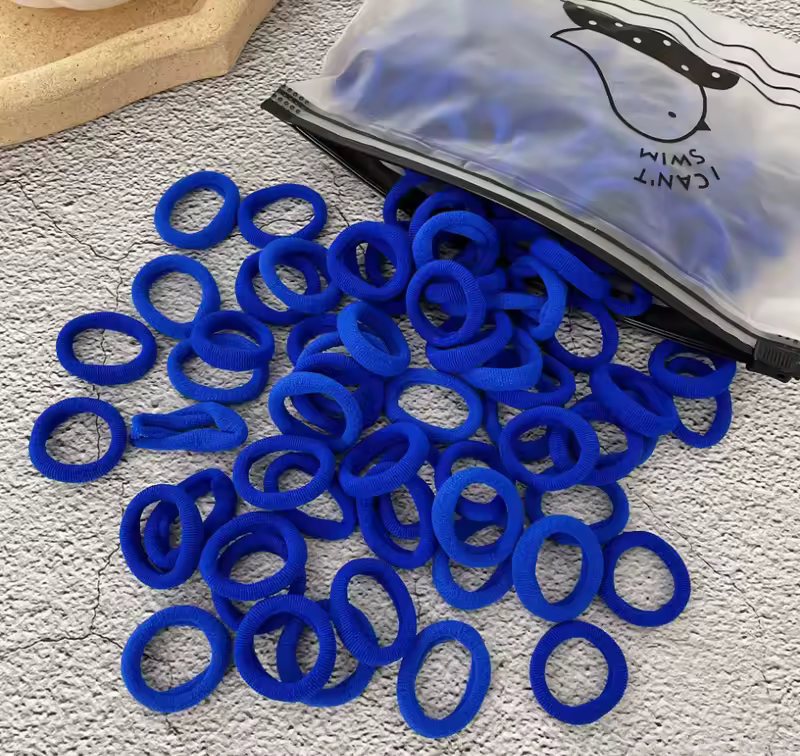 50/100Pcs Hair Bands for Children Colorful Nylon Scrunchie Hair Ties Rubber Band Kids Elastic Hair Leagues Girl Hair Accessories - Image 16
