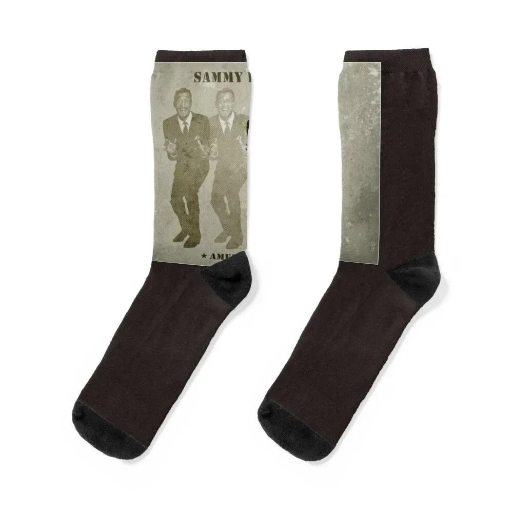 SAMMY DAVIS JR AMERICAN ICON Socks with print cartoon winter thermal hockey Man Socks Women's