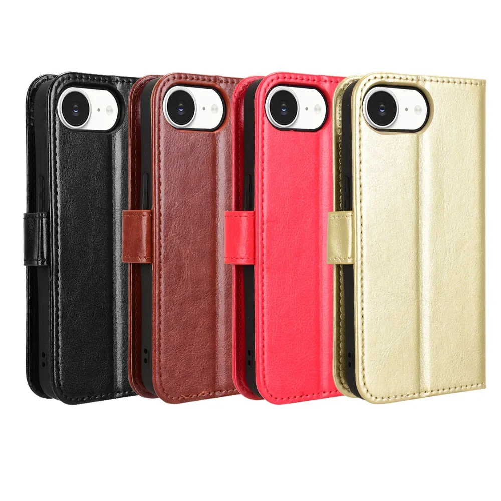 

Flip Wallet Case For iPhone 16 Plus Pro Max 16E Card Bag Leather Magnetic Cover For iPhone 16 E 16Pro+ Max Pro Shockproof Shell