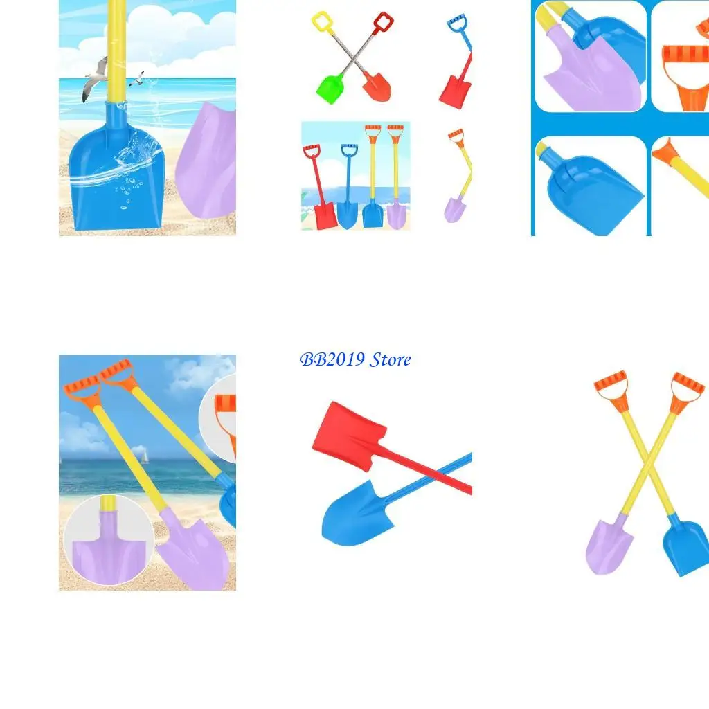 Q0KB Baby Sand Spade Set Toy Pheilles colorées pour les nourrissons Bébé Supplies Bath Beach Scoops Colorful Scoops