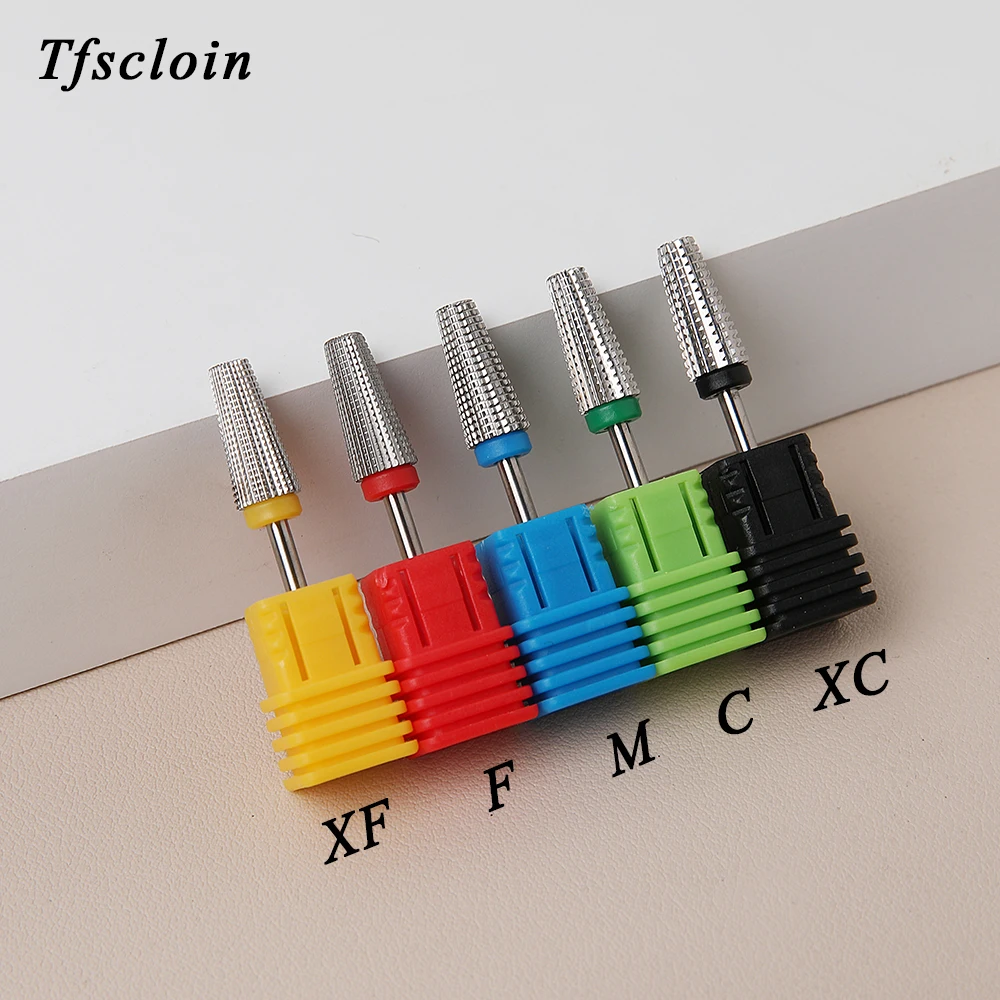 Brocas de carboneto de tungstênio para unhas, fresa profissional, cabeça de moagem para remover acessório de broca de unhas, ferramenta de manicure, 1 peça