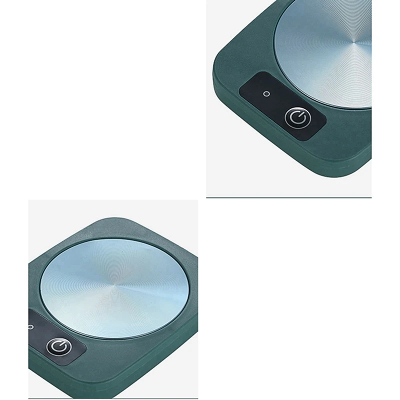 커피 머그잔 컵 워머, 우유 차 물 가열 패드, 컵 히터, 따뜻한 매트, 항온 코스터, EU 플러그, 2X